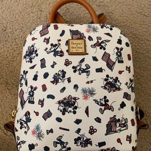 Mickey & Minnie Americana Dooney & Bourke Backpack